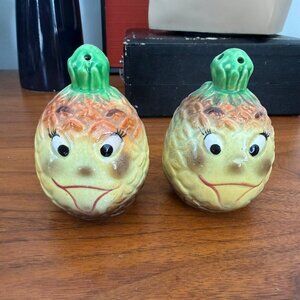 1950s Anthropomorphic Pineapple Salt and Pepper Shaker